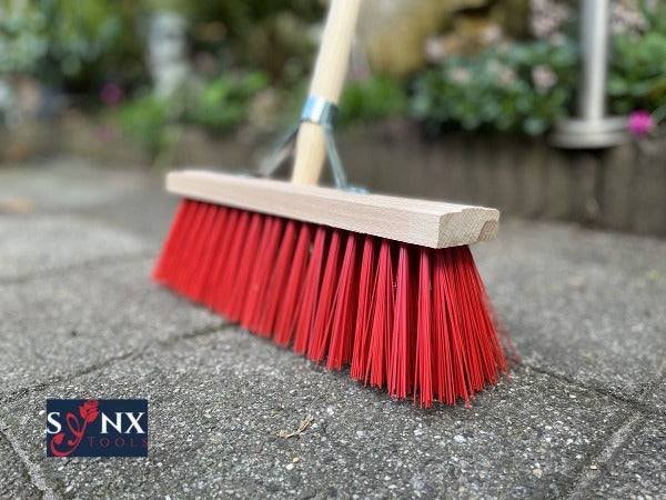 Synx Tools Straatbezem Nylon 35 cm - Inclusief steel 150 cm - Afbeelding 2