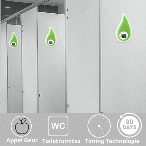 Synx Tools Luchtverfrisser Houder en Navulling - Appel Geur - Image 2