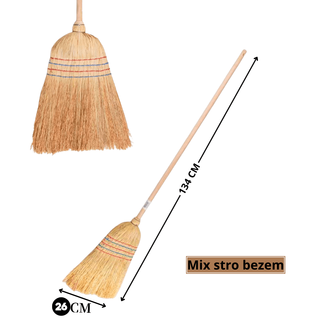 Synx Tools Mixstrobezem Oldskool - Inclusief steel 134 cm - Afbeelding 2