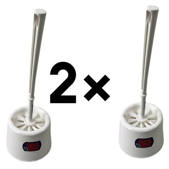 Synx Tools Toiletborstel Wit - 2 stuks - Afbeelding 2