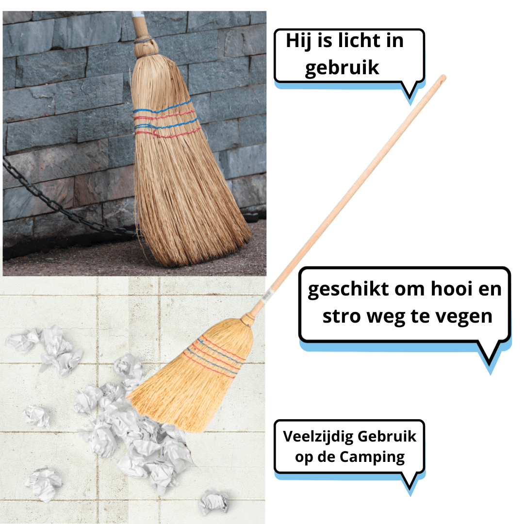 Synx Tools Mixstrobezem Oldskool - Inclusief steel 134 cm - Afbeelding 3